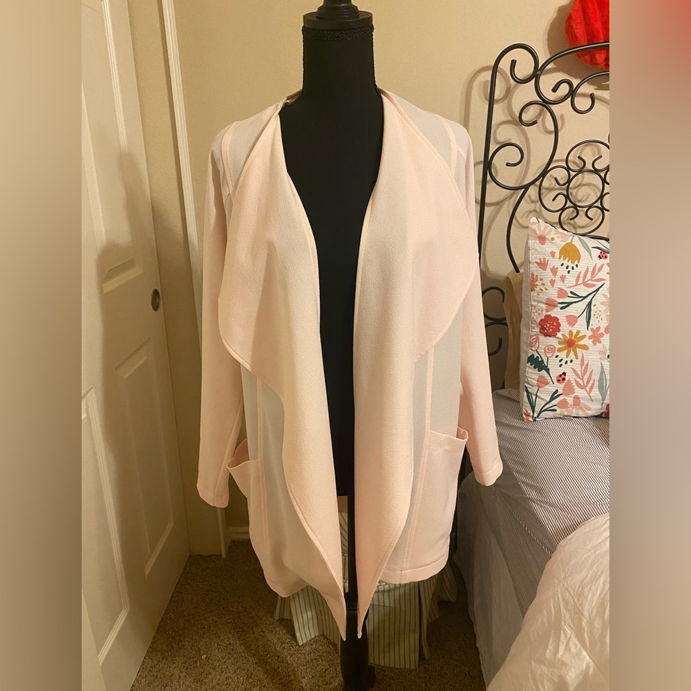 Guess NWT Pink Drape Blazer (XS)